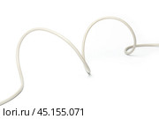 DVI wire isolated on white background. Стоковое фото, фотограф Сергей Толмачёв / Фотобанк Лори