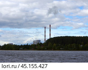 Пермская ГРЭС, город Добрянка, Пермский край. Стоковое фото, фотограф Алексей Иванов / Фотобанк Лори