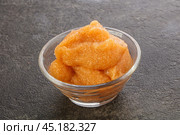 Delicous superfood - cod fish caviar. Стоковое фото, фотограф Андрей Старостин / Фотобанк Лори