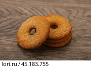 Sweet and crispy ginger cookies. Стоковое фото, фотограф Андрей Старостин / Фотобанк Лори