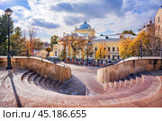 Московская хоральная синагога, Парк Горка, Большой Спасоглинищевский переулок, Москва. Стоковое фото, фотограф Baturina Yuliya / Фотобанк Лори