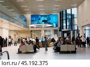 Московский клинический научный центр имени А.С. Логинова. Интерьер. Редакционное фото, фотограф Галина Савина / Фотобанк Лори