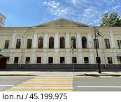 Москва, улица Спиридоновка, 9. Дом купца Павлова, 1893 год постройки. Стоковое фото, фотограф Овчинникова Ирина / Фотобанк Лори