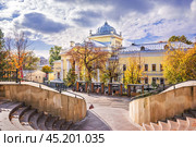 Московская хоральная синагога, Парк Горка, Большой Спасоглинищевский переулок, Москва. Стоковое фото, фотограф Baturina Yuliya / Фотобанк Лори