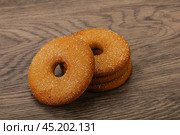 Sweet and crispy ginger cookies. Стоковое фото, фотограф Андрей Старостин / Фотобанк Лори