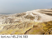 Travertines mountains of Pamukkale in Turkey. Стоковое фото, фотограф Яков Филимонов / Фотобанк Лори