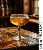 A refreshing glass of cocktail. New Year and Christmas. Стоковое AI-изображение, AI-художник Сергей Елизарьев / Фотобанк Лори