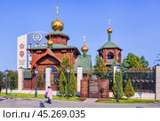 Храм Святого равноапостольного Великого князя Владимира, Туламашзавод, Тула (2023 год). Стоковое фото, фотограф Baturina Yuliya / Фотобанк Лори
