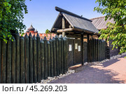 Деревянные Осадные дворы, Тульский Кремль, Тула (2023 год). Стоковое фото, фотограф Baturina Yuliya / Фотобанк Лори