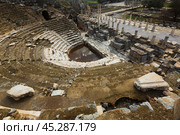 Odeon theater and Upper Agora in the Efesus. Стоковое фото, фотограф Яков Филимонов / Фотобанк Лори