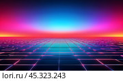 Фон в виде градиентного рисунка в стиле Vaporwave. Стоковое AI-изображение, AI-художник Ирина Першина / Фотобанк Лори
