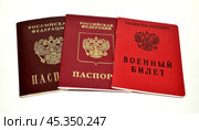Российские документы. Стоковое фото, фотограф Косиненко Юрий / Фотобанк Лори