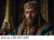 King Herod is in his palace. Bible stories. Стоковое AI-изображение, AI-художник Александр Поташев / Фотобанк Лори