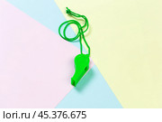 Referee Whistle. Стоковое фото, фотограф Сергей Толмачёв / Фотобанк Лори