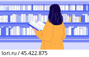 Любители книг исследуют книжный магазин в поисках литературного вдохновения. Стоковое AI-изображение, AI-художник ФотоИнтеллект / Фотобанк Лори