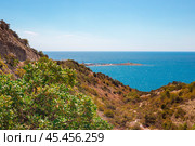 Panoramic observation deck Bolshoy Utrish. Sea and mountains. Стоковое фото, фотограф Коханова Наталья / Фотобанк Лори