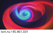 Colorful swirls forming psychedelic tunnel background. Стоковое AI-видео, аниматор Юрий Поздников / Фотобанк Лори