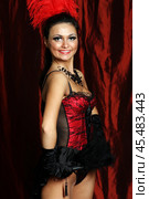 Sexy moulin rouge girl wearing hot lingerie. Стоковое фото, фотограф Андрей Аркуша / Фотобанк Лори