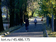 Виды парка Красная Пресня.2 ноября 2024.Москва, Россия. Редакционное фото, фотограф Артём Соболев / Фотобанк Лори