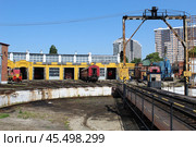 Веерное депо на станции Краснодар-1 (2020 год). Стоковое фото, фотограф Иван Дуплик / Фотобанк Лори