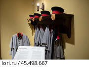 Мемориальный Музей-Лицей Санкт-Петербург, одежда лицеистов, передняя. Редакционное фото, фотограф Дмитрий Неумоин / Фотобанк Лори