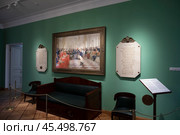 Санкт-Петербург, копия картины Илья Репина в царскосельском музее. Редакционное фото, фотограф Дмитрий Неумоин / Фотобанк Лори