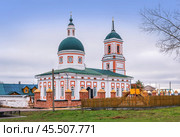 Преображенский храм, село Нижние Прыски, Козельск. Стоковое фото, фотограф Baturina Yuliya / Фотобанк Лори