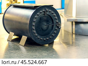 Metal container for placing explosive objects in the subway. Стоковое фото, фотограф Татьяна Степанищева / Фотобанк Лори