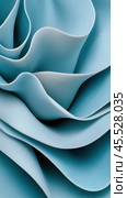 Soft blue abstract waves create a serene and calming visual effect, AI. Стоковое AI-изображение, AI-художник Сергей Старуш / Фотобанк Лори