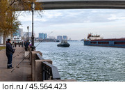 Набережная Ростова-на-Дону. Городской вид. Редакционное фото, фотограф Алексей Голубенко / Фотобанк Лори