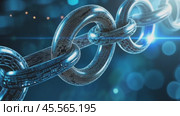 Blockchain technology connecting secure data in digital cyberspace. Стоковое AI-видео, аниматор Юрий Поздников / Фотобанк Лори