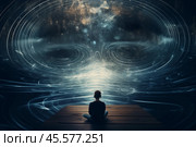 Modern concept of receiving information and sensations. Стоковое AI-изображение, AI-художник Михаил Коханчиков / Фотобанк Лори