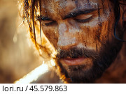Мучения Христа. Стоковое AI-изображение, AI-художник Щеголева Ольга / Фотобанк Лори