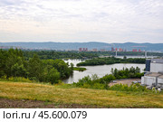 Город Красноярск. Дельта реки Енисей (2024 год). Стоковое фото, фотограф Александр Тараканов / Фотобанк Лори