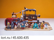 RUSSIA, SAMARA, FEBRUARY 7, 2022 - Lego Star Wars minifigures. Редакционное фото, фотограф Андрей Аркуша / Фотобанк Лори