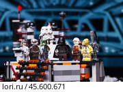 RUSSIAN, April 03, 2018. Constructor Lego Star Wars. Darth Vader and Bounty Hunters. Редакционное фото, фотограф Андрей Аркуша / Фотобанк Лори