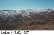 Aerial landscape of Atlas Mountains in Morocco. Стоковое видео, видеограф Михаил Коханчиков / Фотобанк Лори