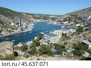 Вид на Балаклавскую бухту. Севастополь, Крым (2021 год). Редакционное фото, фотограф Free Wind / Фотобанк Лори