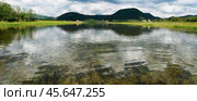 Южный Урал, Башкирия, река Зилим в районе деревни Зирикла. South Urals, Bashkiria, the Zilim river near the village of Zirikla. Стоковое фото, фотограф Евгений Романов / Фотобанк Лори