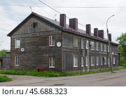 Карелия, город Сортавала, Октябрьская улица, дом 21 (2019 год). Редакционное фото, фотограф Алексей Иванов / Фотобанк Лори