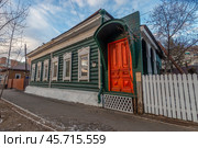 Чита, дом Николая Ивановича Дулепова, 1906 год (2021 год). Редакционное фото, фотограф Геннадий Соловьев / Фотобанк Лори