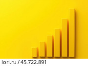 Жёлтый график на жёлтом фоне. Стоковое AI-изображение, AI-художник Александр Жуков / Фотобанк Лори
