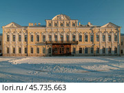 Шереметевский дворец на Фонтанке. Зимний Санкт-Петербург (2009 год). Редакционное фото, фотограф Александр Алексеев / Фотобанк Лори