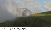 Special scientific astrophysical Observatory. Astronomical center for ground-based observations of the universe with a large telescope. Стоковое видео, видеограф Андрей Армягов / Фотобанк Лори
