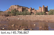 Kasbah Ait Ben Haddou in Atlas Mountains, Morocco (2018 год). Стоковое видео, видеограф Михаил Коханчиков / Фотобанк Лори
