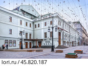 МХТ имени Чехова, Камергерский переулок, Москва (2023 год). Редакционное фото, фотограф Baturina Yuliya / Фотобанк Лори