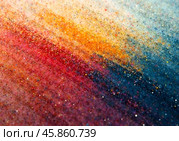 Разноцветные краски в виде непрерывных мазков для фона, для тканей. Multi-colored paints in the form of continuous strokes for the background, for fabrics. Стоковое AI-изображение, AI-художник Наталья Пеньшина / Фотобанк Лори