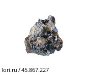 Hematite mineral specimen on a white background. Стоковое фото, фотограф Константин Григорьев / Фотобанк Лори