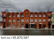 Доходный дом купца Юрина, 1900 год. Памятник архитектуры регионального значения № 631610640550005. Самара, улица Некрасовская, дом 46. Редакционное фото, фотограф Александр Селезнев / Фотобанк Лори