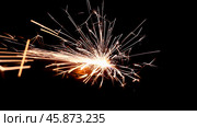 Metall cutting sparks with gas welding. Стоковое фото, фотограф Михаил Коханчиков / Фотобанк Лори